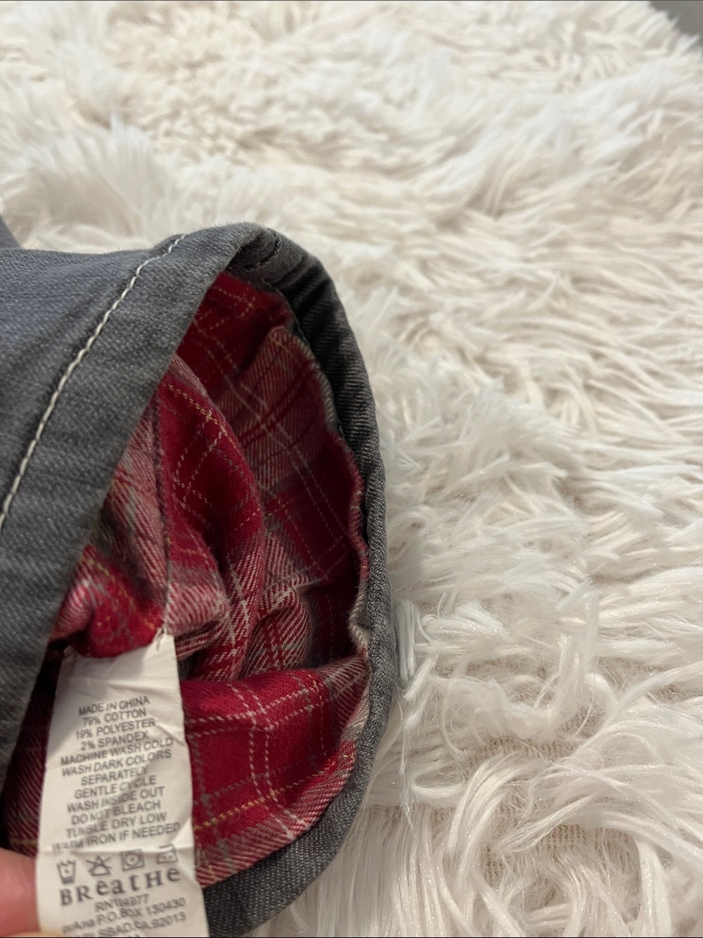 Prana jeans in gray 8 - Picture 6 of 6